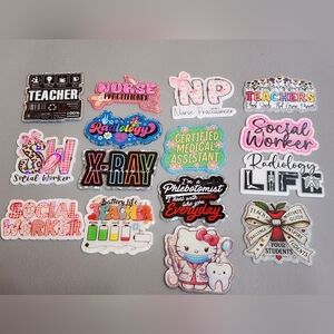 Acrylic Flatbacks Nurse Medical Teacher XRay CNA Medical Asst For Review Only